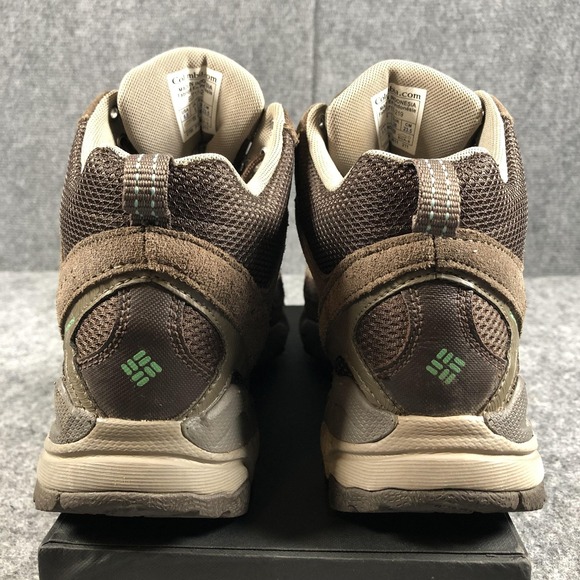 Columbia Girls 6.5 Omni-Tech Omni-Grip Brown Waterproof Hiking Boots - Picture 7 of 15